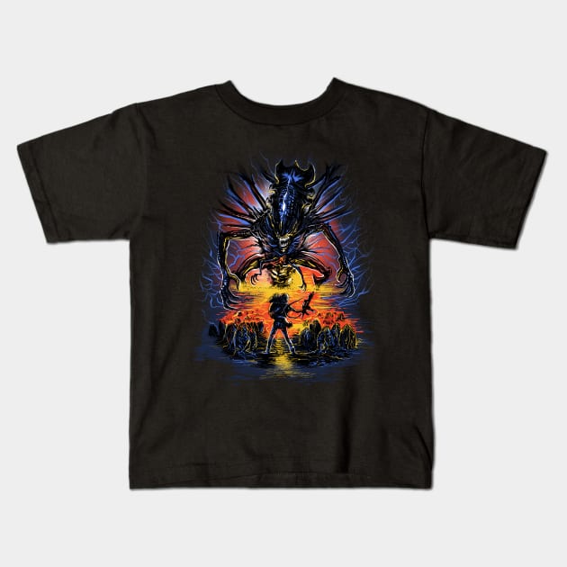 Alien, you shall not pass Kids T-Shirt by Zascanauta